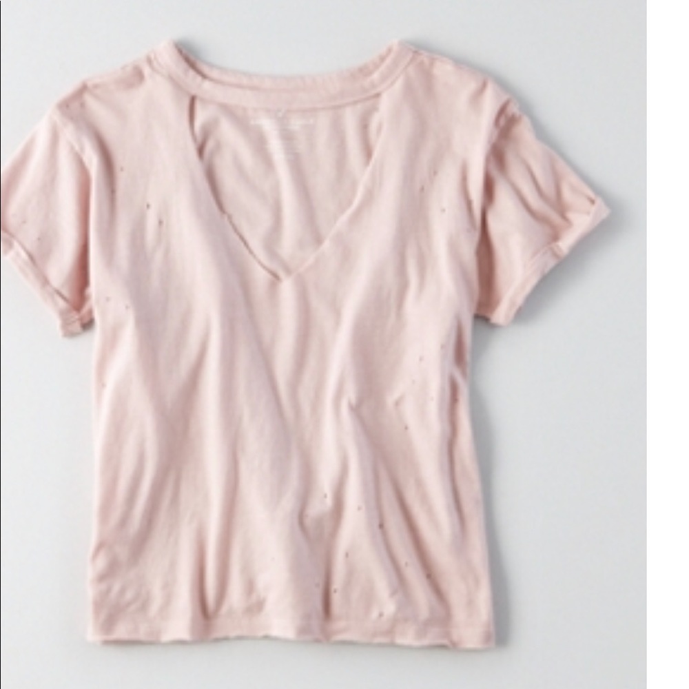 AEO choker tee
